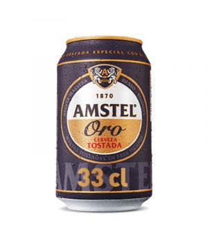 Cerveza Amstel Oro Lata 33 Cl.