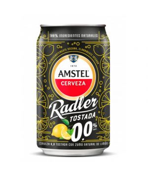 Cerveza Amstel Radler 0,0% Tostada Lata 33 Cl.