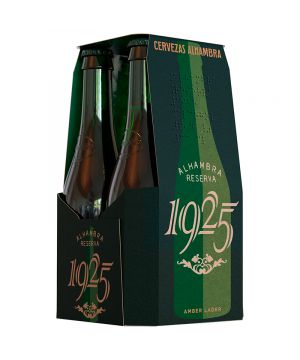 Cerveza Alhambra Reserva 1925 33 Cl. Pack 4 Unds
