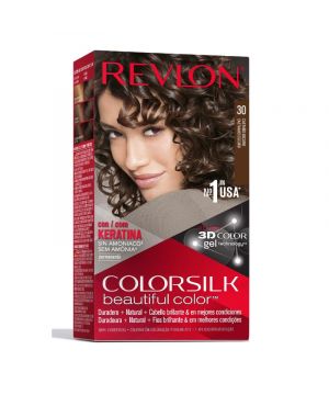 Tinte Revlon Colorsilk Nº 30 Castaño Oscuro