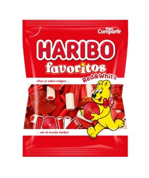 Regaliz Haribo Favorito Red And White 150 Grs.