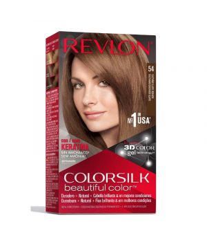 Tinte Revlon Colorsilk Nº 54 Castano Claro Dorado