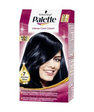 Tinte Palette Intensive Creme Color 1.1 Negro Azulado