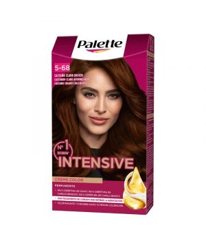 Tinte Palette Intensive Creme Color 5.68 Castaño Cl.rojizo