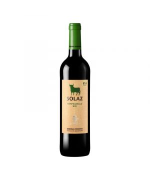 Vino Tinto Solaz Bio Tempranillo 75 Cl