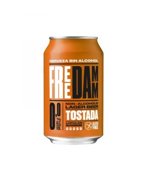 Cerveza Free Damm 0,0% Tostada Lata 33 Cl.