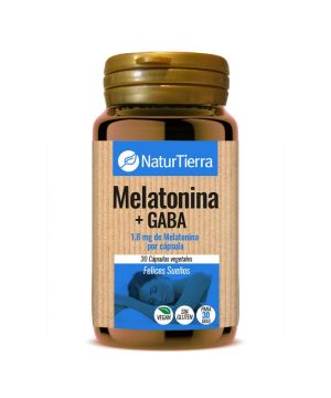Melatonina+Gaba Naturtierra 30 Caps 16,40 Grs