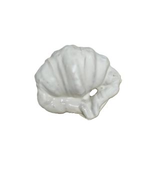 Croissant Artesano Bañado En Chocolate Blanco Und