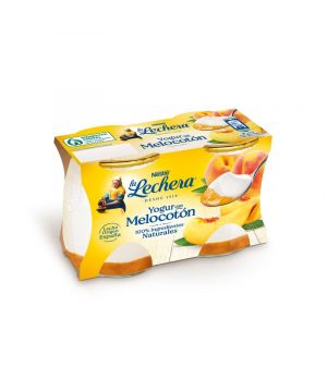 Yogur La Lechera Con Melocoton Pack-2 X 125 Grs