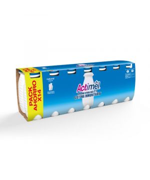 Yogur Danone Actimel Natural Pack-14 X 100 Grs