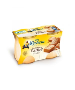 Postre La Lechera Delicias De Toffee Pack-2 X 125 Grs
