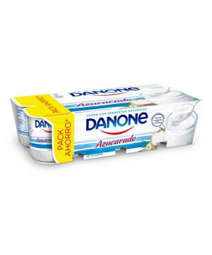 Yogur Danone Natural Azucarado P-8 X 125 Grs