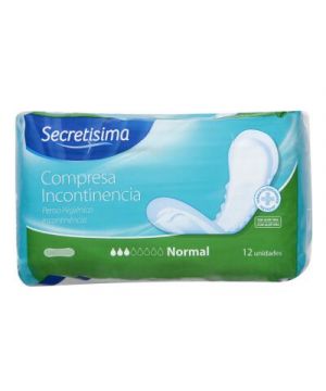 Compresa Secretisima Incontinencia Normal 12 Unds