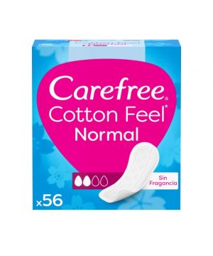 Salva Slip Carefree Cotton Feel Normal 56 Unds
