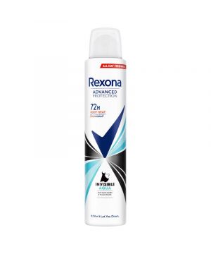 Desodorante Rexona Advanced Protection Invisible Aqua 200 Ml