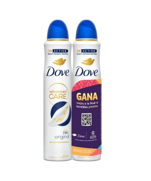 Desodorante Dove Duplo Aerosol Original 2X200 Ml.
