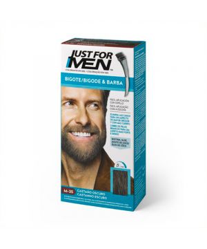Colorante Just For Men Barba Bigote Castaño 15 Ml.