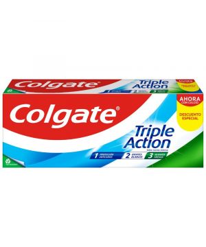 Dentifrico Colgate Triple Accion 75 Ml. Pack 2 Unds