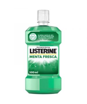 Enjuague Listerine Mentol Sabor Suave 500 Ml.
