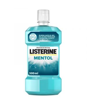 Enjuague Listerine Mentol 500 Ml.