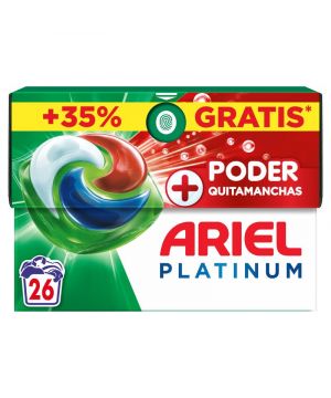 Detergente Ariel+Pods Extra Poder 26 Dosis (35% Gratis)