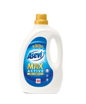 Detergente Asevi Liquido Max Active 50 Lavados.
