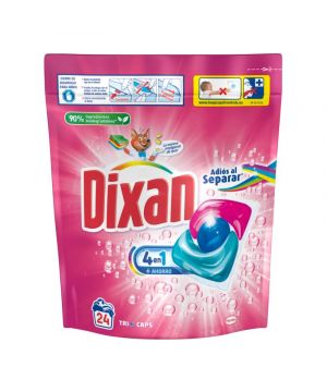 Detergente Dixan Triocaps Adios Al Separar 24 Dosis