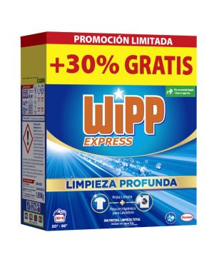 Detergente Wipp Polvo 30+9 Cacitos