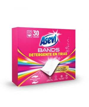 Detergente Asevi Bands Color Protect 30 Lavados