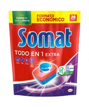 Lavavajillas Somat Todo En 1 26 Tabs.