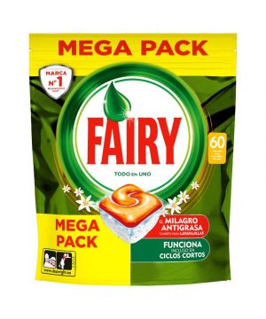 Detergente Fairy Todo En 1 Naranja 60 Capsulas