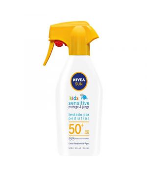 Spray Solar Nivea NiÑos Sensitive Fp-50 200 Ml.