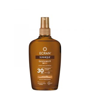 Aceite Ecran Sunnique Broncea F-30 200 Ml.