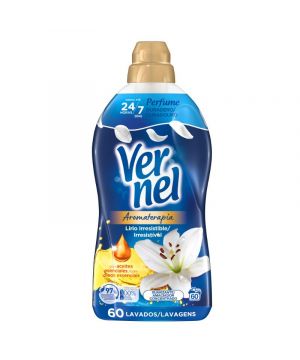 Suavizante Vernel Aromaterapia Lirio Irresistible 1,08L 60D.