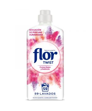 Suavizante Flor Twist Frutos Rojos Y Exoticos 59 Lavados