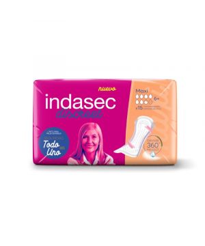 Absorbente Indasec Discreet Maxi 15 Unds