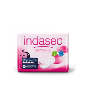 Absorbente Indasec Maxi Good Night 12 Unds.