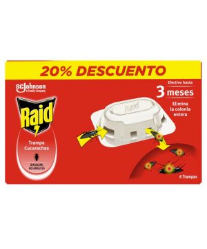 Cebo Raid Cucarachas 6 Und.