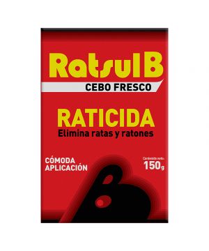 Raticida Ratsul Cebo Fresco 150 Grs.