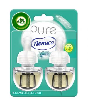 Ambientador Air Wick Recambio Nenuco Duplo 38 Ml.