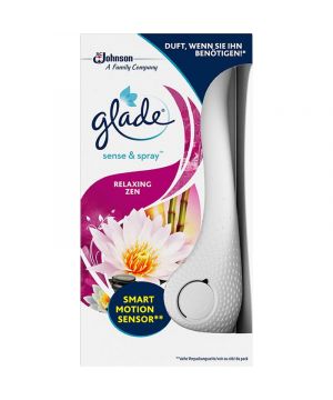 Ambientador Glade Sense & Spray Aparato+Recambio Zen