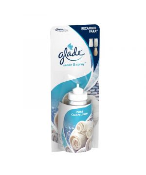 Ambientador Glade Sense & Spray Recambio Clean Linen