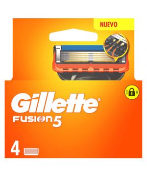Cargador Gillette Fusion-5 De 4 Unidades