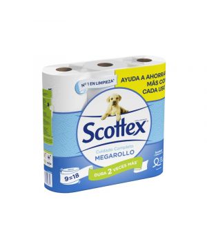 Papel Higienico Scottex Megarollo 9 Rollos