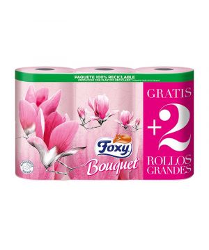 Papel Higienico Foxy Capas Bouquet 4+2 Rollos