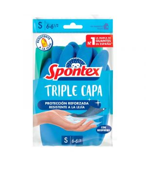Guantes Spontex Triple Capa Talla 6-6,5