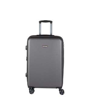 Maleta Mediana Rueda 24" Gris Percutti
