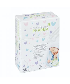 Bastoncillo C.line Pharma Seguridad Biodegradable 100% 60Un.