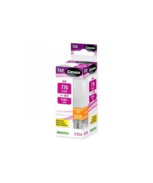 Lampara Cegasa Led Vela 7W E-14 2700K Calida