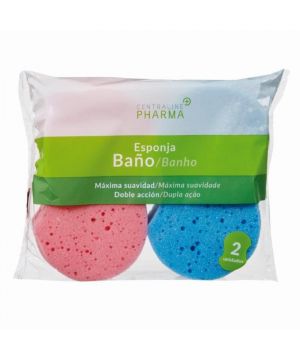 Esponja Centra Line Pharma Ovalada Suave Pack 2 Unds.